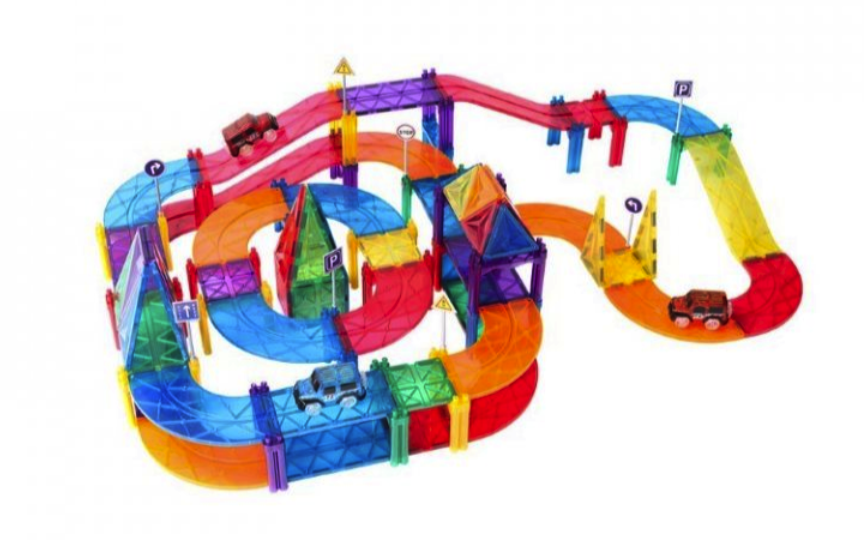 Kompatibilní magnetické stavebnice - autodráha MNTL