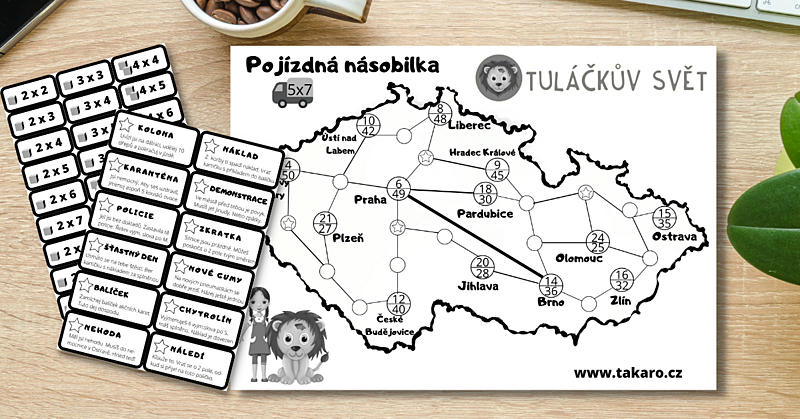 takaro pdf hra pojízdná násobilka 1