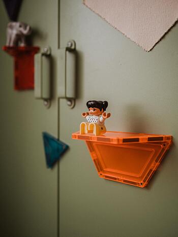 co postavit z&nbsp;magnetické stavebnice Kopule - polička