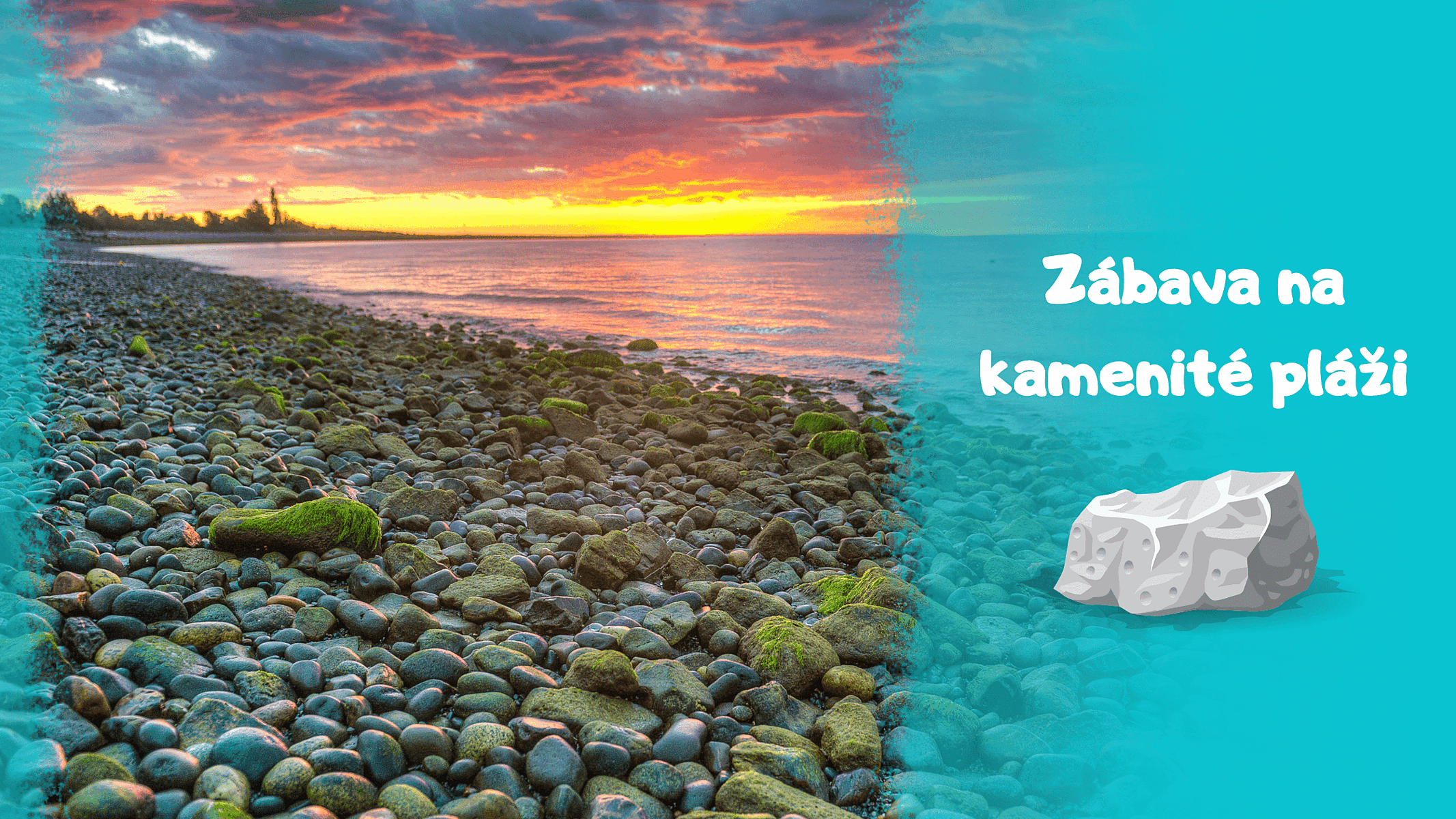 10 tipů, jak zabavit děti na oblázkové pláži nejen v Chorvatsku