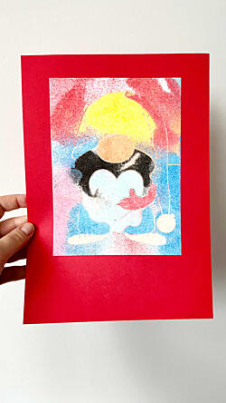 pískováné přáníčko k&nbsp;Valentýnovi