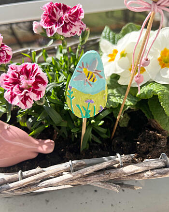 jak využít modelovací válečky Yellow Door - jarní zápichy