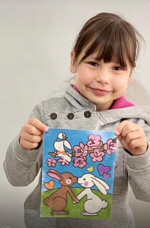 velikonoční tvoření - malování pískem JARO