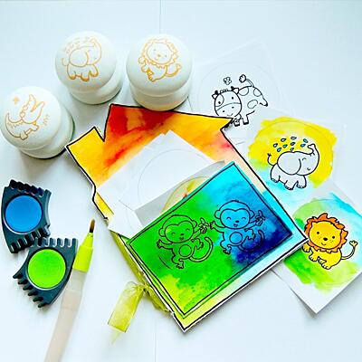 tipy na&nbsp;dárky pro&nbsp;dvouleté děti - dětská razítka  stampo baby