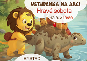 Hravá sobota 12.9. start v 13:00-13:55