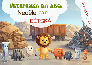 Dětská vstupenka na Hravý fest v neděli 23.8. 