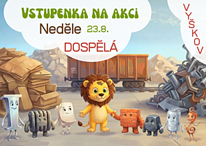 Dospělá vstupenka na Hravý fest v neděli 23.8. 