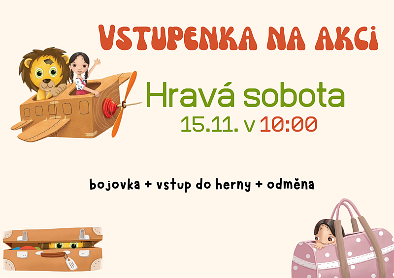 Hravá sobota 15.11. start v 10:00