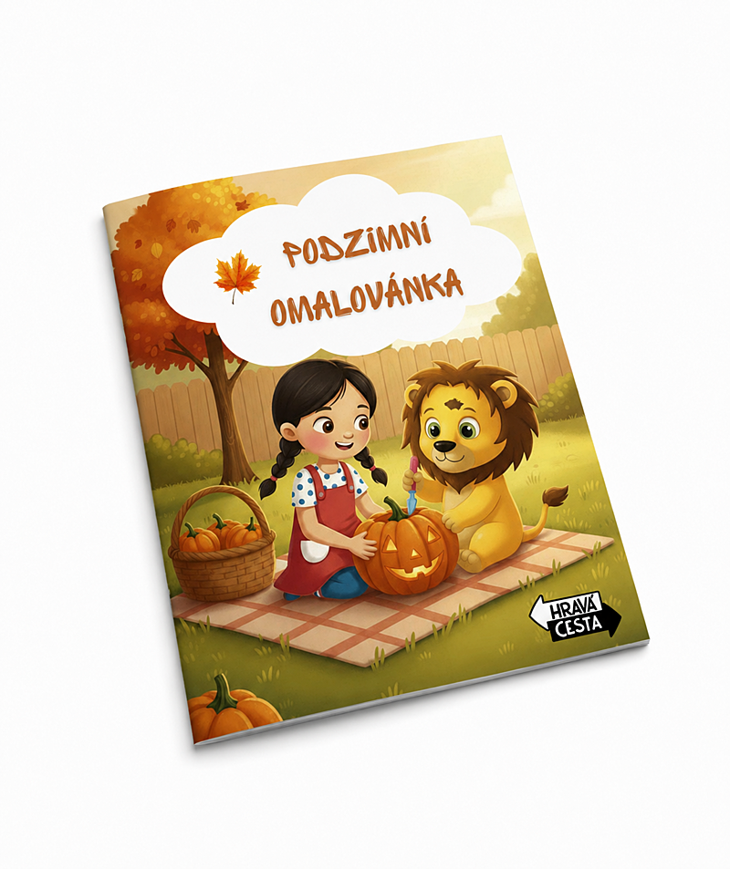  PDF Podzimní omalovánka
