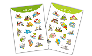 Cestovní samolepky do&nbsp;pasu - Dovolená